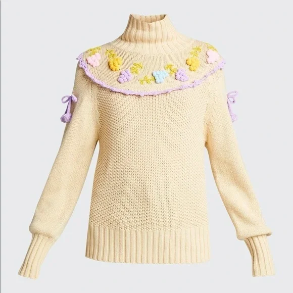 LOVESHACKFANCY Rhett Turtleneck Sweater - Picture 4 of 13